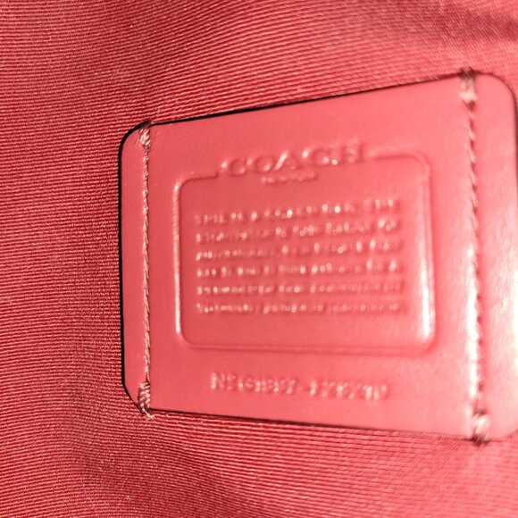 Coach File Crossbody in Signature Coated Canvas W/ Leather Details Style F29210 - Picture 10 of 11